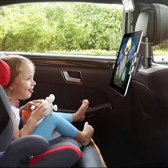 Car Back Seat Grip Visual Adapter For 4-11” Inch Cell Phone or Tablet - Picture 1 of 8